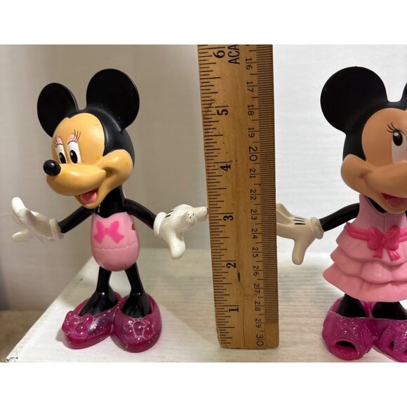2 Disney Minnie Mouse Bow-Tique Snap N Style Dolls Outfit Shoes - Picture 11 of 11